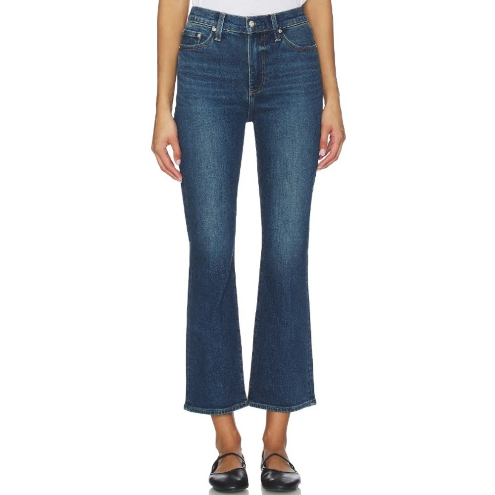 Pistola Lennon Women's High Rise Crop Boot Jeans Broadway Blue 24 New With Tags‎